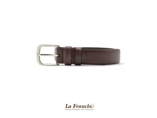 La Franche – FORMAL BELTS  เข็มขัดหนังวัวแท้ สี พร้อมหัวเข็มขัด #2W0032