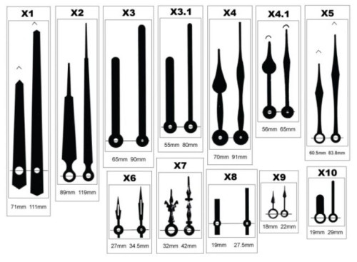ชุดเครื่องนาฬิกา J.point แกน 13mm. 3