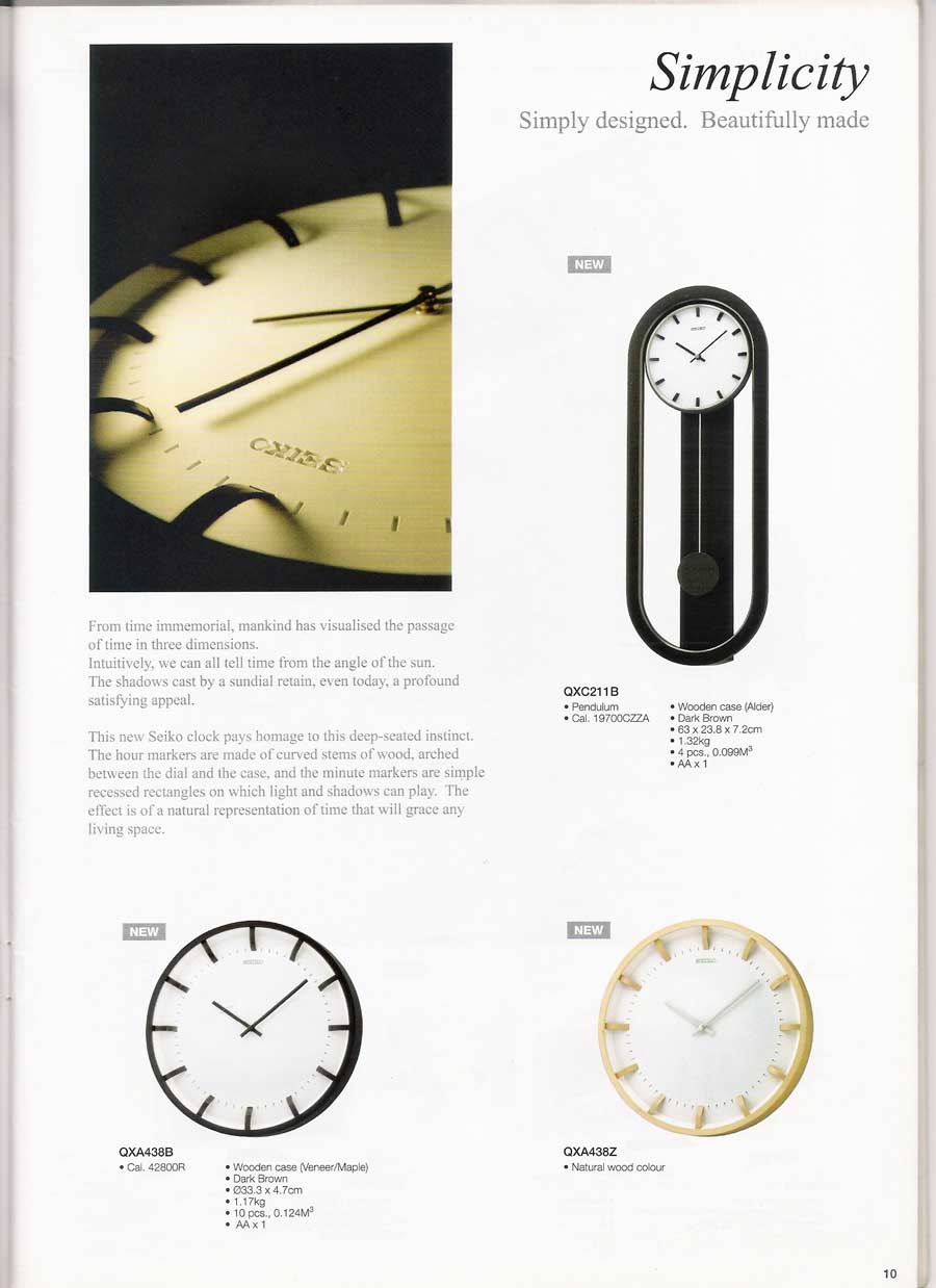 นาฬิกาแขวนผนัง และตั้งโต๊ะ SEIKO หลากหลายรูปแบบแท้จากประเทศญี่ปุ่น 8