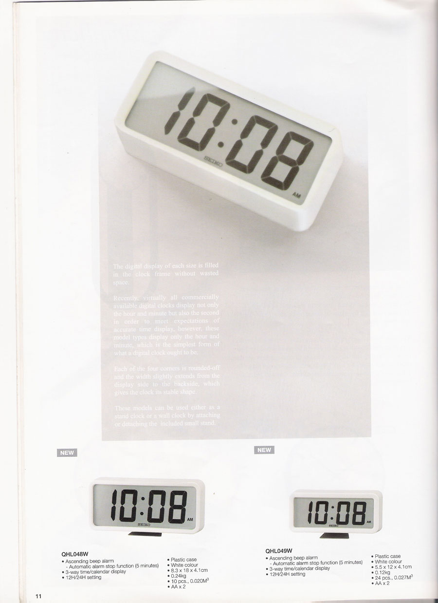 นาฬิกาแขวนผนัง และตั้งโต๊ะ SEIKO หลากหลายรูปแบบแท้จากประเทศญี่ปุ่น 14