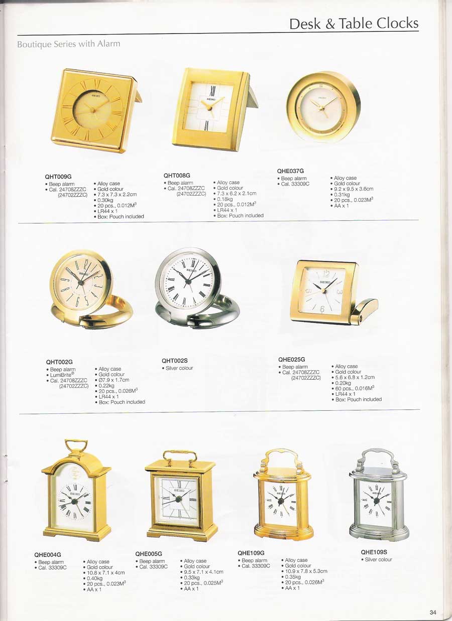 นาฬิกาแขวนผนัง และตั้งโต๊ะ SEIKO หลากหลายรูปแบบแท้จากประเทศญี่ปุ่น 37