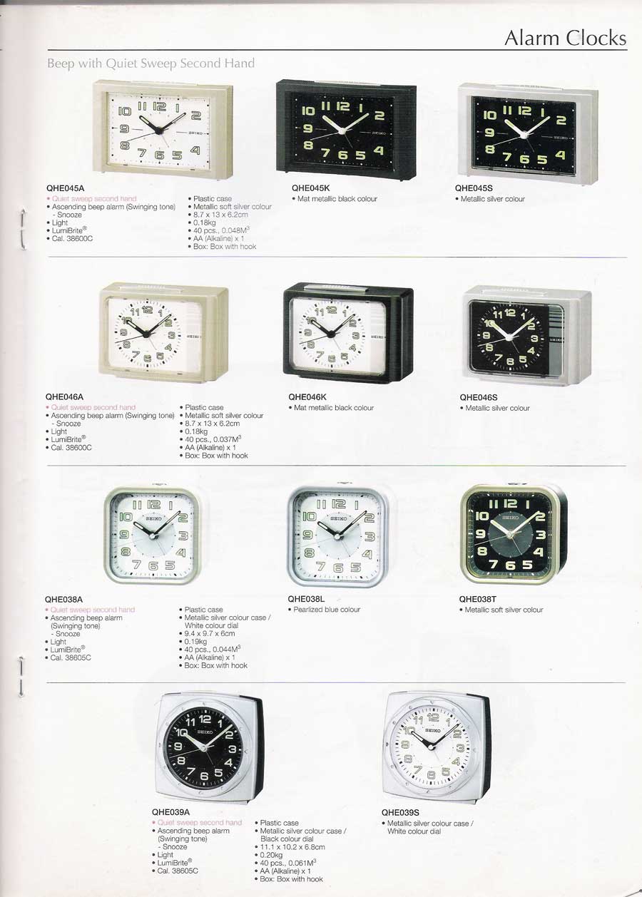 นาฬิกาแขวนผนัง และตั้งโต๊ะ SEIKO หลากหลายรูปแบบแท้จากประเทศญี่ปุ่น 41