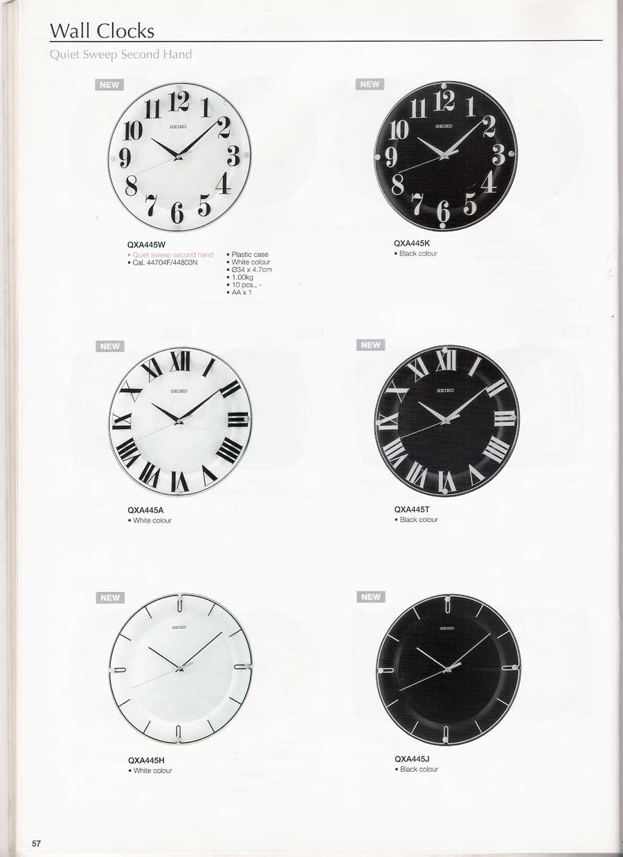 นาฬิกาแขวนผนัง และตั้งโต๊ะ SEIKO หลากหลายรูปแบบแท้จากประเทศญี่ปุ่น 60