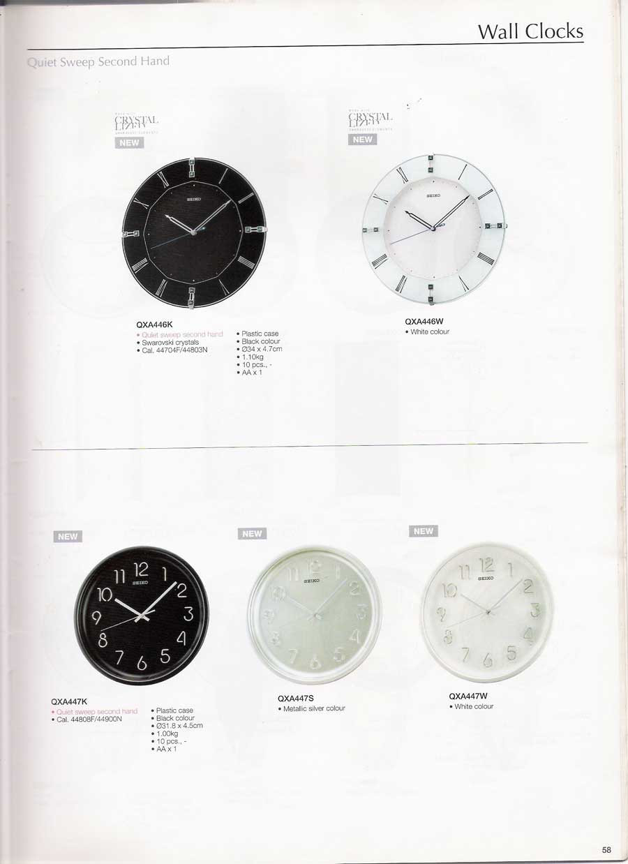 นาฬิกาแขวนผนัง และตั้งโต๊ะ SEIKO หลากหลายรูปแบบแท้จากประเทศญี่ปุ่น 61