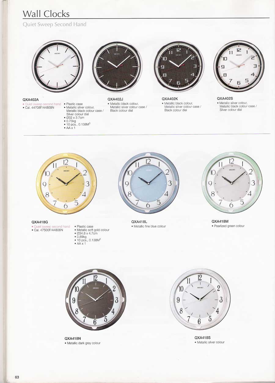 นาฬิกาแขวนผนัง และตั้งโต๊ะ SEIKO หลากหลายรูปแบบแท้จากประเทศญี่ปุ่น 66