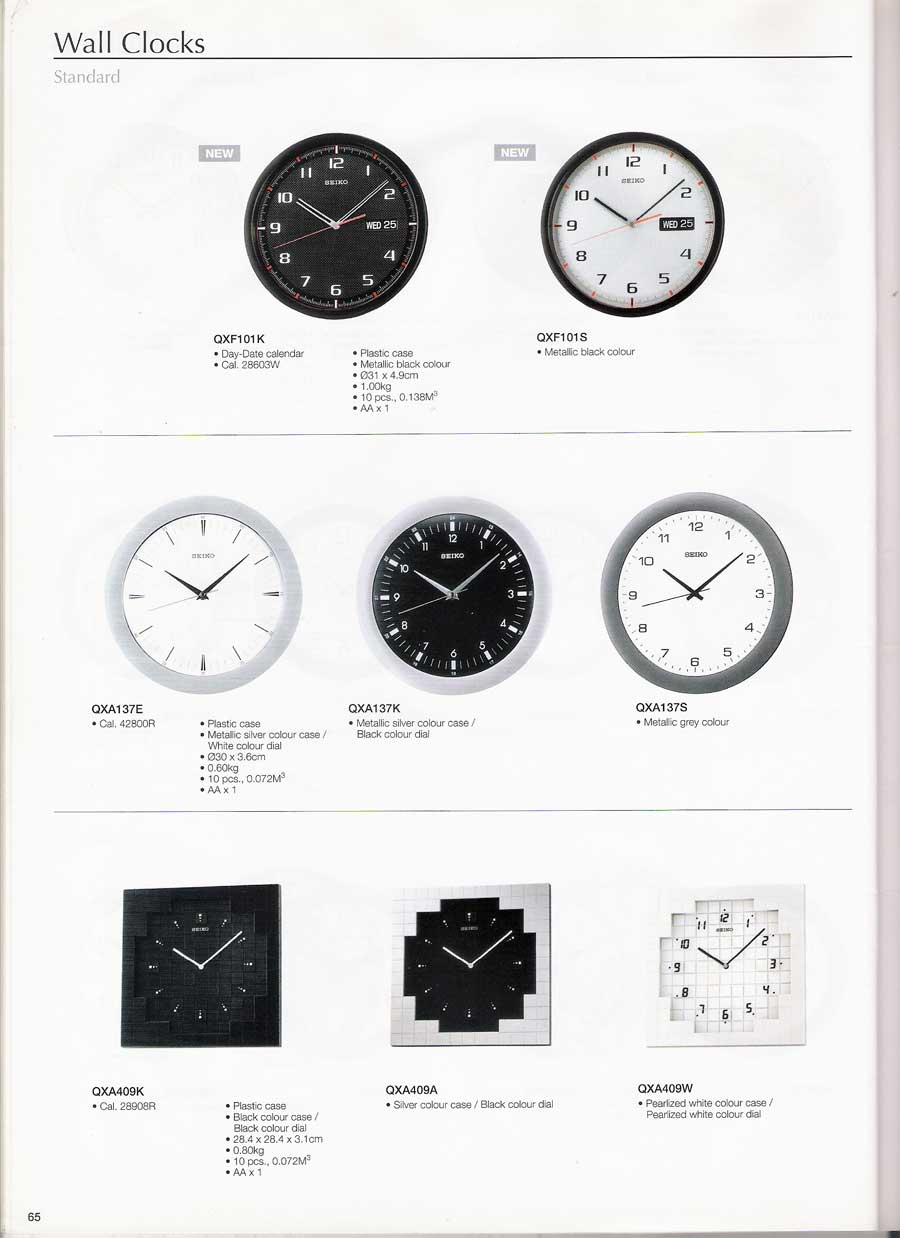 นาฬิกาแขวนผนัง และตั้งโต๊ะ SEIKO หลากหลายรูปแบบแท้จากประเทศญี่ปุ่น 68