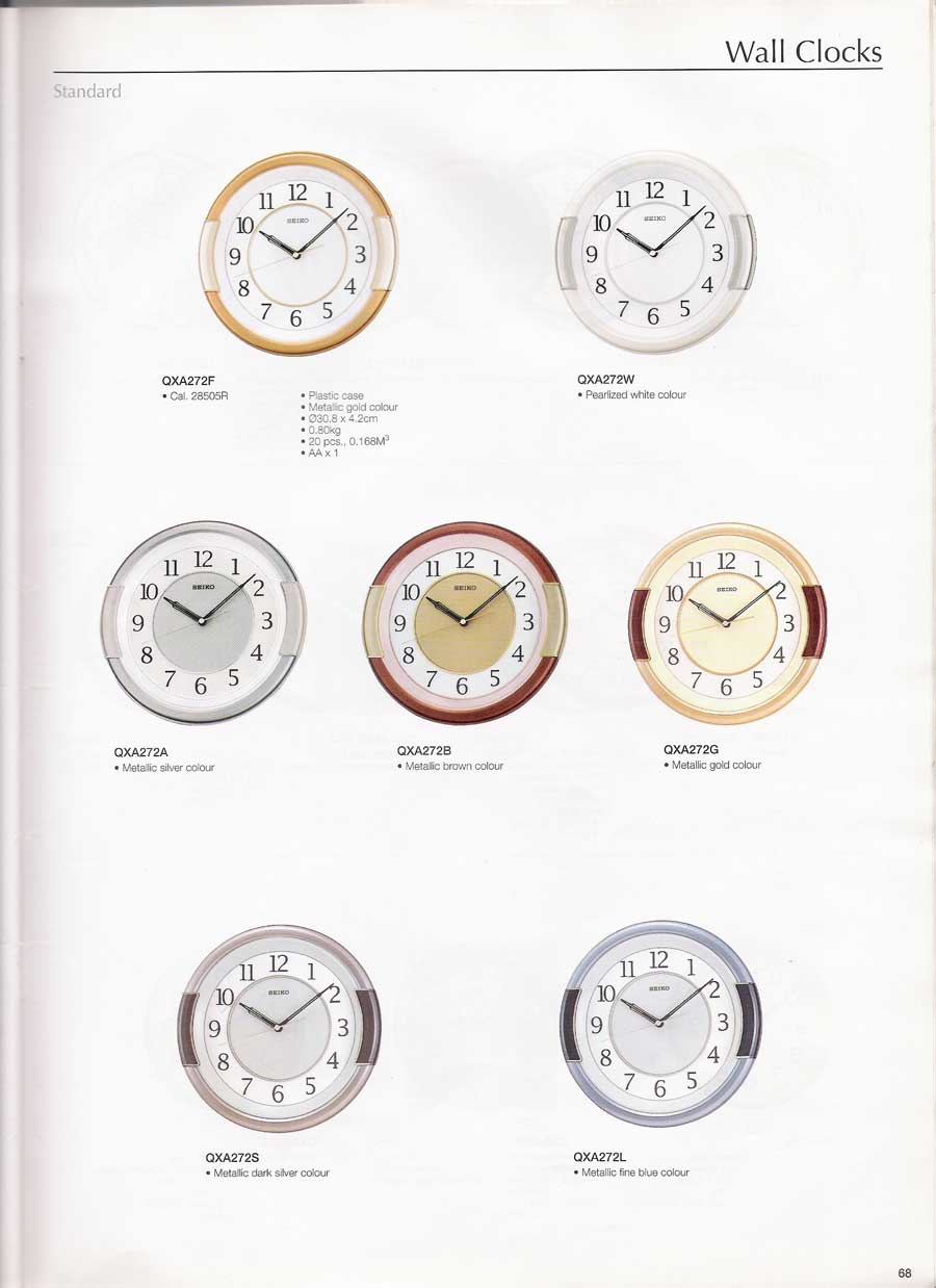 นาฬิกาแขวนผนัง และตั้งโต๊ะ SEIKO หลากหลายรูปแบบแท้จากประเทศญี่ปุ่น 71