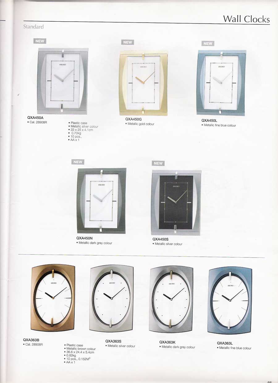 นาฬิกาแขวนผนัง และตั้งโต๊ะ SEIKO หลากหลายรูปแบบแท้จากประเทศญี่ปุ่น 69
