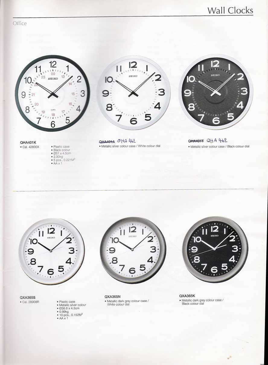 นาฬิกาแขวนผนัง และตั้งโต๊ะ SEIKO หลากหลายรูปแบบแท้จากประเทศญี่ปุ่น 75
