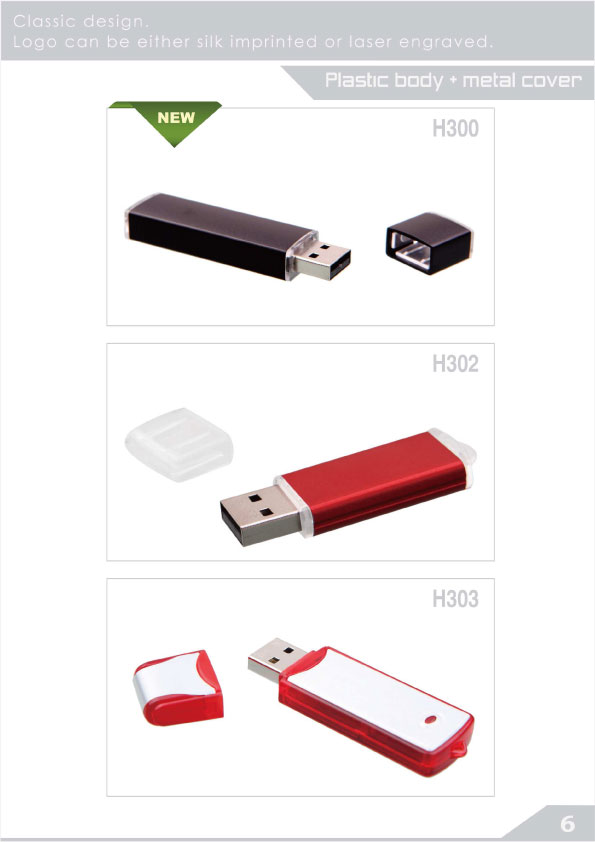 พลาสติก ผสม โลหะ usb flash drive 2