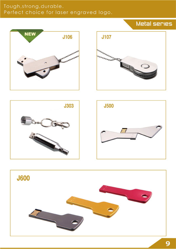โลหะ usb flash drive 2
