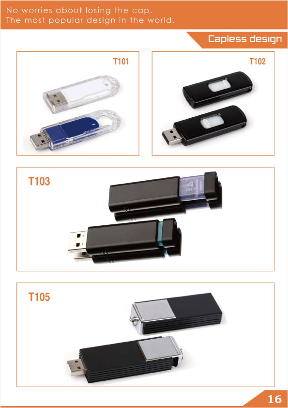 แบบไม่ต้องใช้ฝาปิด usb flash drive 2