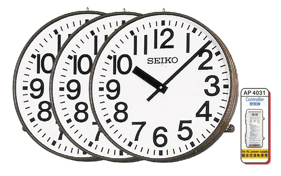 ชุด นาฬิกา สำเร็จรูป สำหรับ หอนาฬฺิกา 3 หน้า ยี่ห้อ Seiko รุ่น FC-103 (x3)