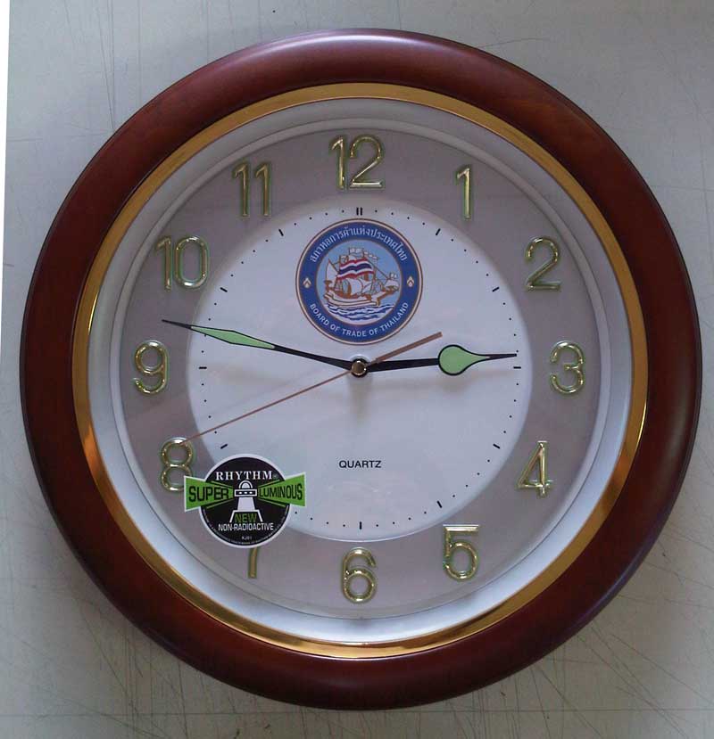 นาฬิกาแขวนผนัง และตั้งโต๊ะ SEIKO และ Rhythm จากญี่ปุ่น พร้อม logo ของท่าน 8