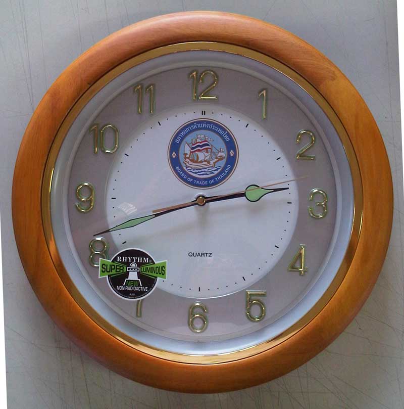 นาฬิกาแขวนผนัง และตั้งโต๊ะ SEIKO และ Rhythm จากญี่ปุ่น พร้อม logo ของท่าน 3