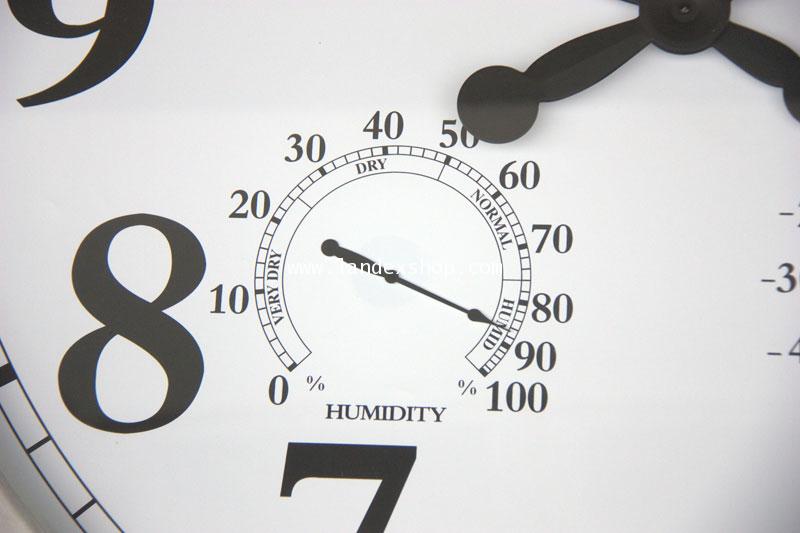 นาฬิกาแขวน รุ่น AL100 3 in 1  ขนาด 100 cm. ขอบ Aluminum 6