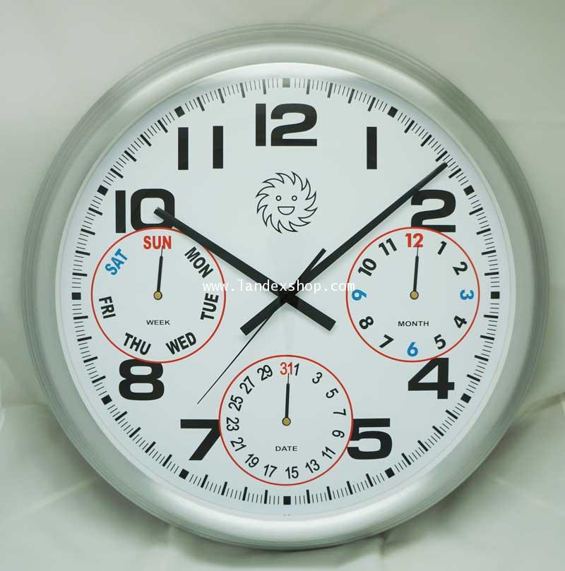 YT500  นาฬิกา ขอบ aluminum ขนาด 58 ซม. หร้อม หน้าจอวันที่ทำงาน อัตโนมัติ