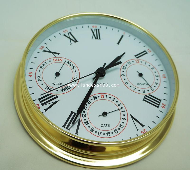 YT200C-G  นาฬิกา ขนาด 20 ซม. หร้อม หน้าจอวันที่ทำงาน อัตโนมัติ