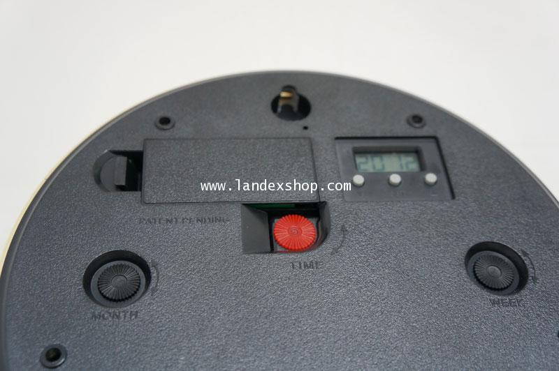 YT200C-G  นาฬิกา ขนาด 20 ซม. หร้อม หน้าจอวันที่ทำงาน อัตโนมัติ 3