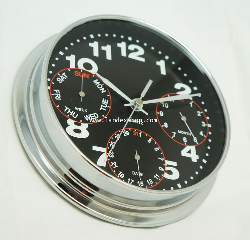 YT200E-S  นาฬิกา ขนาด 20 ซม. หร้อม หน้าจอวันที่ทำงาน อัตโนมัติ