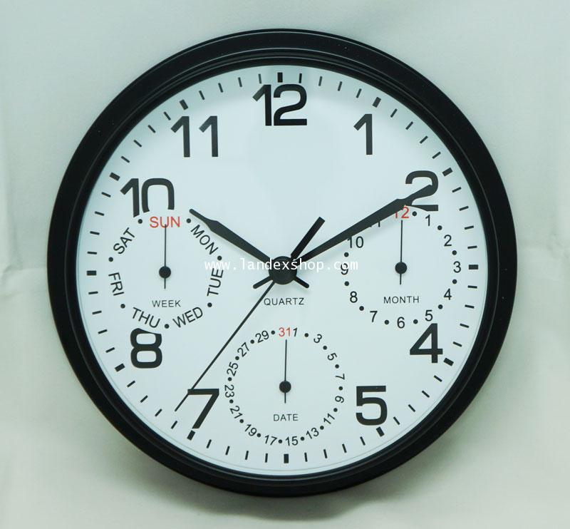 YT200D-BK  นาฬิกา ขนาด 20 ซม. หร้อม หน้าจอวันที่ทำงาน อัตโนมัติ 1