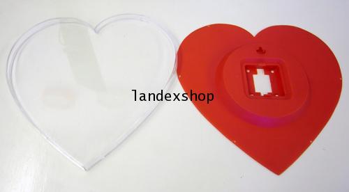 ตัวเรือนเปล่าทรงหัวใจ - Wall Clock Body Heart ขนาด 11 นิ้ว 2