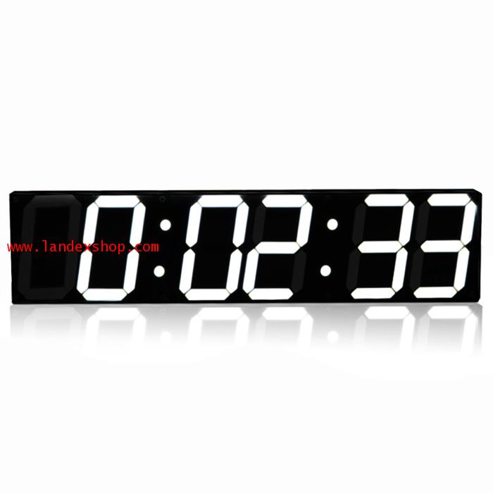 5.9 inch with 6 digits Jumbo Digital Led Wall Clock รุ่น AL-LED5.9 with 6 digits