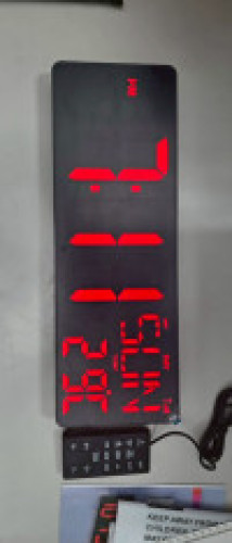Landex LD-080 Multifunctional LED Clock (สีฟ้า) 1