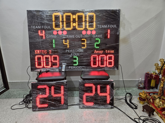 scoreboard +with short clock ขนาด เล็ก LANDEX SP-ZY230605 3