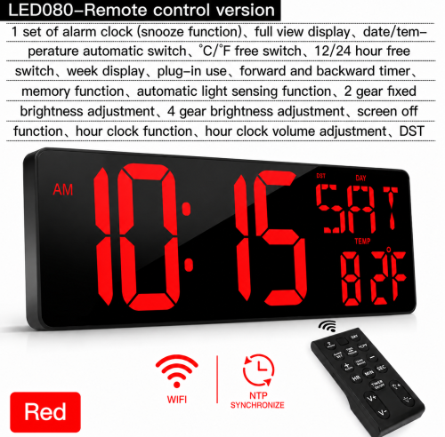 Landex LD-080 Multifunctional LED Clock