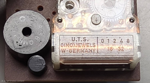 เครื่องนาฬิกาปลุก UTS แกน 8 mm. ผลิตในเยอรมัน 3