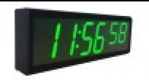 Global Time Wifi NTP slave clock GTD369-6SG3 (Green)