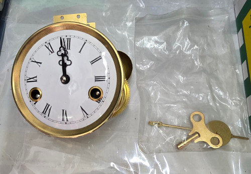 เครื่องไขลานตีกระดิ่งแกว่ง หน้าปัดเซรามิค 5 นิ้ว