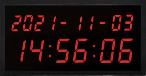 DH2040 (Single-sided) Surface-mounted นาฬิการะบบสำหรับโรงงานเภสัชกรรม