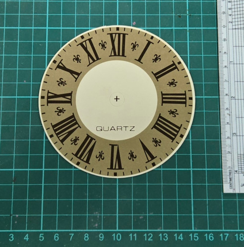 Paper dial  roman 108 mm