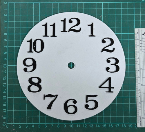 plastic dial 170mm white