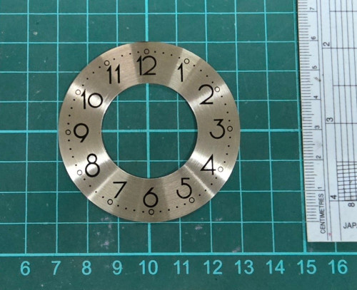 Aluminum dial  arabic 60mm