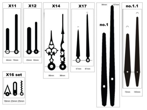 ชุดเครื่องนาฬิกา J.point แกน 13mm. 4