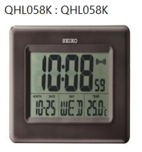 นาฬิกาปลุก Seiko รุ่น QHL058K