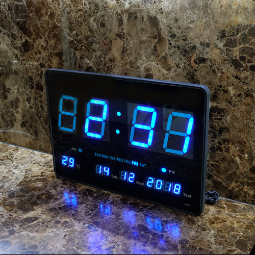 LED Calender Wall Clock 1