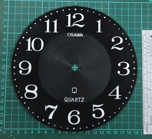 plastic dial 190mm black   blue   red