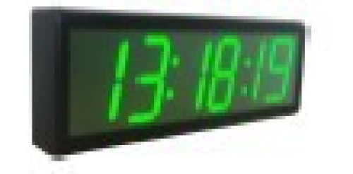Global Time Wifi NTP slave clock GTD369-6SG4 (Green)