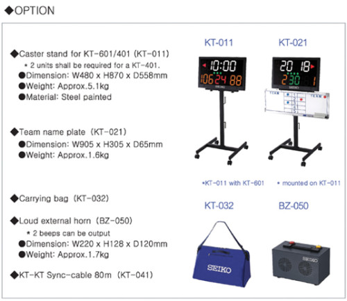 ระบบนาฬิกาจับเวลาและ Scoreboard สำเร็จรูป (Sports Counter) KT-601 7