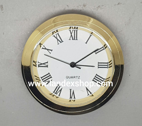 นาฬิกาฝังชิ้นงาน หัวข้อมือ 3R01  รุ่นหน้าปัดโรมัน พื้นขาว 