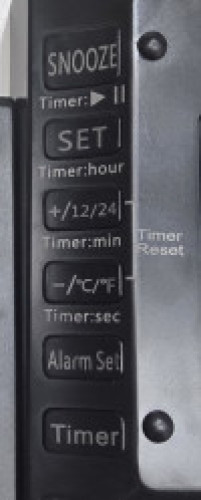 Landex LD-080 Multifunctional LED Clock (สีฟ้า) 5