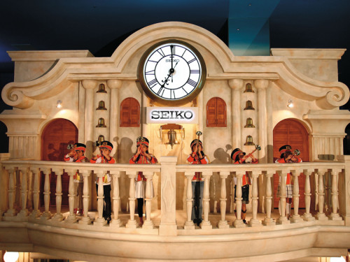 นาฬิกาขนาดใหญ่ที่ Kidzania โตเกียว