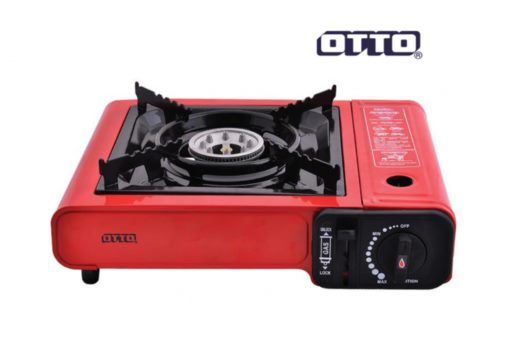 OTTO เตาแก๊สปิคนิค รุ่น GS-800 ( พร้อมกระเป๋า ) Red