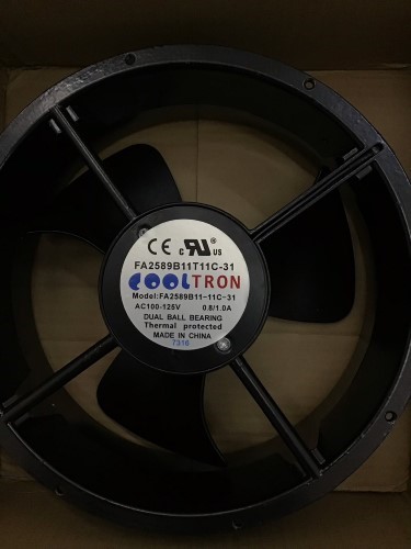 1PC COOLTRON FA1238B11T7 FA1238 11 7 97 AC100 125V 20/18W 12CM