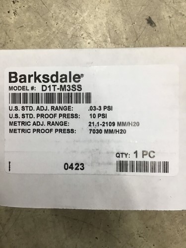 BARKSDALE D1T-M3SS ราคา 12,500 บาท