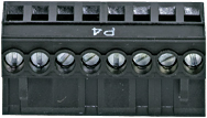 PNOZ X Set plug in screw terminals P3+P4  Product number: 374281